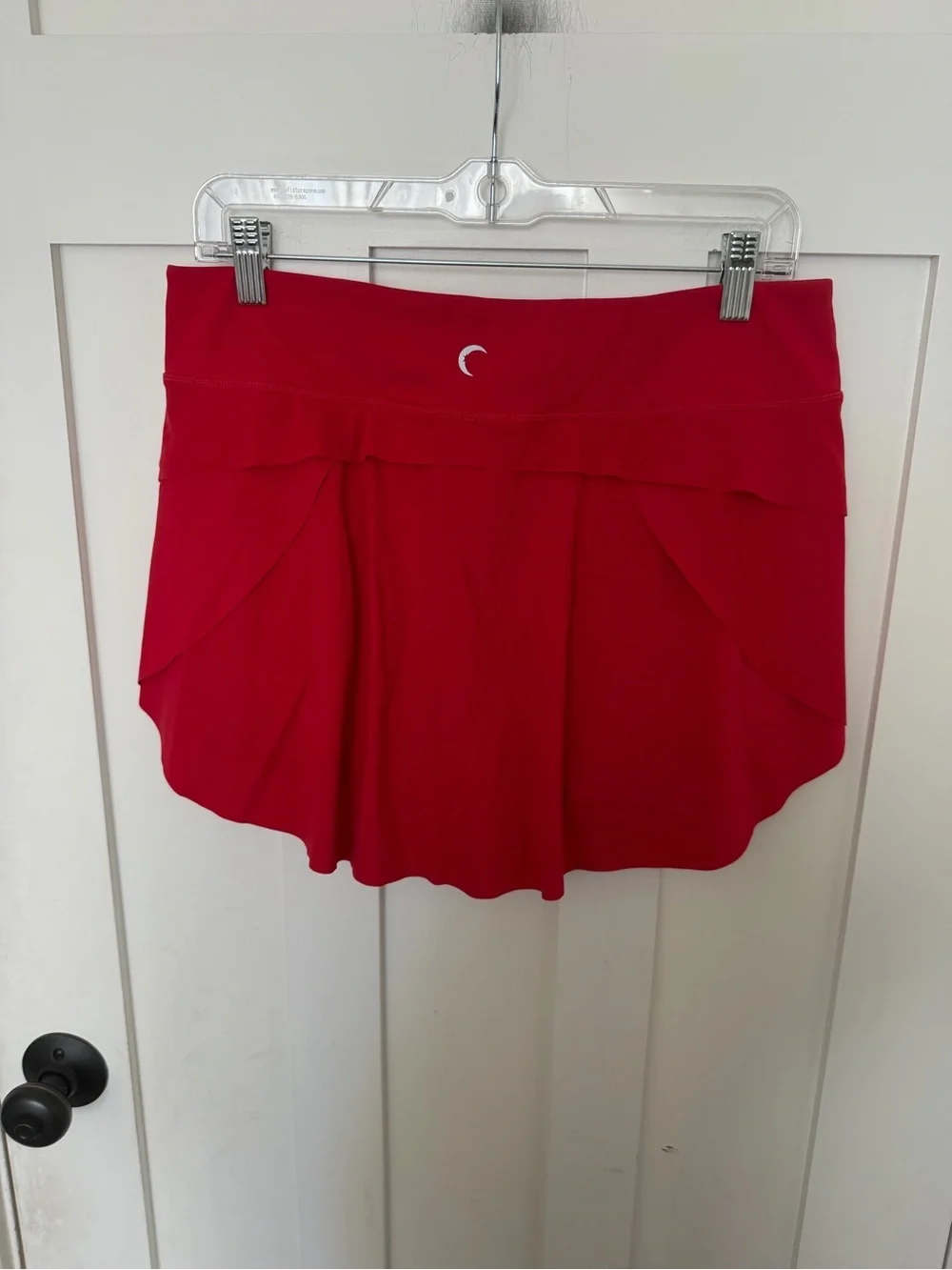 Zyia Red Grand Slam Skirt size Large Skort Built in Shorts Tennis Golf